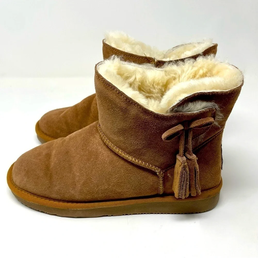 Goose Belinda Ankle Winter Boots – Brown Size 7